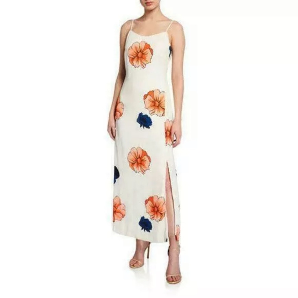Nicole Miller Studio Floral Maxi Dress NWT